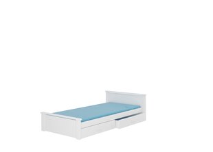 Lasten sänky Aldex, 207 x 104 cm, valkoinen hinta ja tiedot | Lastensängyt | hobbyhall.fi