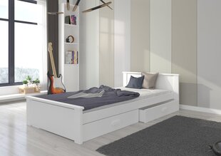 Lasten sänky Aldex, 207 x 104 cm, valkoinen hinta ja tiedot | Lastensängyt | hobbyhall.fi