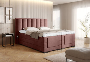 Sänky NORE Veros, 160x200 cm, ruskea hinta ja tiedot | Sängyt | hobbyhall.fi