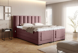 Sänky NORE Veros, 180x200 cm, roosa hinta ja tiedot | Sängyt | hobbyhall.fi