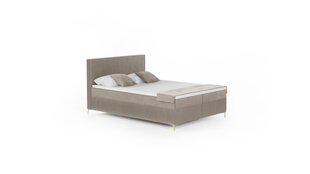 Mannermainen sänky Savani, 160x200 cm, ruskea hinta ja tiedot | Sängyt | hobbyhall.fi