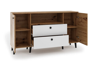 Lipasto ADRK Furniture CLE03, ruskea/valkoinen hinta ja tiedot | Lipastot | hobbyhall.fi