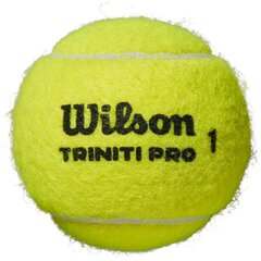 Ulkotennispallot Wilson Triniti Pro, 4 kpl hinta ja tiedot | Tennisvälineet | hobbyhall.fi