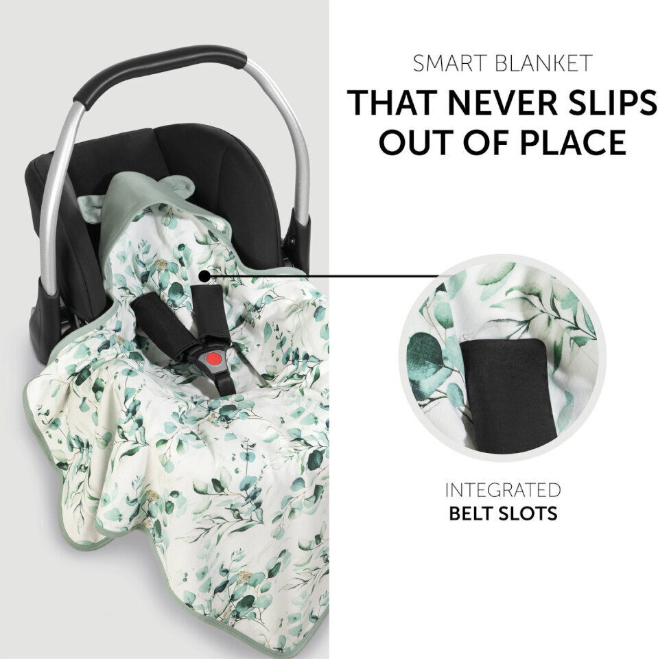 Hauck Snuggle N Dream, Leaves Mint, makuupussi 0-8 kuukauden ikäisille lapsille hinta ja tiedot | Vauvan tyynyt ja peitot | hobbyhall.fi