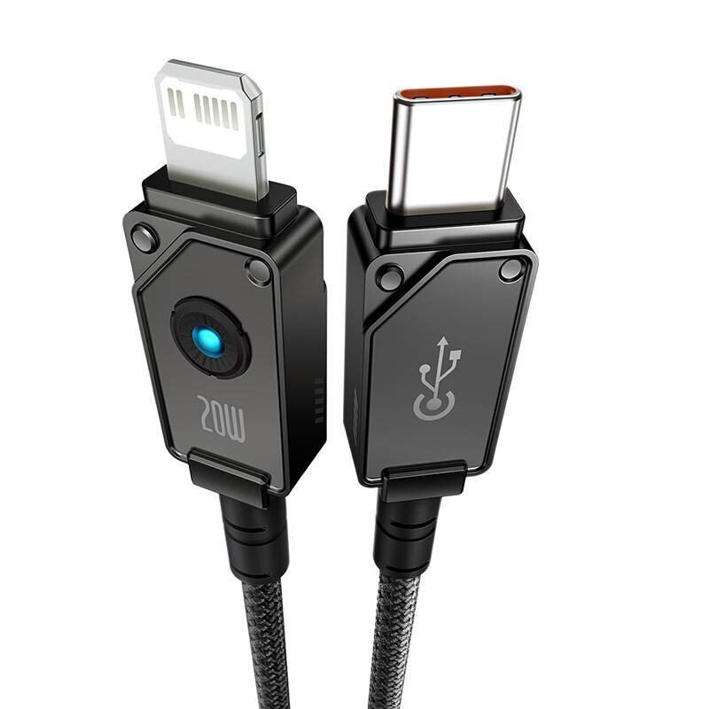 Pikalatauskaapeli Baseus USB C TO IP 20A 1M (Black) hinta ja tiedot | Puhelinkaapelit | hobbyhall.fi