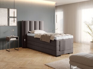 NORE Veros sänky, 90x200 cm, ruskea hinta ja tiedot | Sängyt | hobbyhall.fi