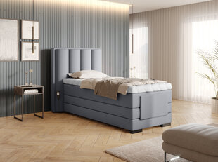 NORE Veros sänky, 90x200 cm, harmaa hinta ja tiedot | Sängyt | hobbyhall.fi