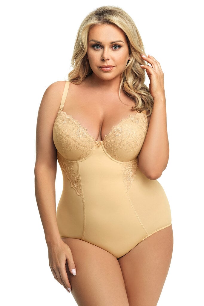 Gorsenia 184 livia body naisten alusvaatteet irrotettava alushame , beige, 95e hinta ja tiedot | Rintaliivit | hobbyhall.fi