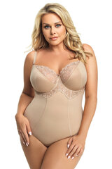 Gorsenia k356 gala body lady maxi shapewear kirjonta pehmeät kupit säädettävä eu, beige, 95f hinta ja tiedot | Rintaliivit | hobbyhall.fi