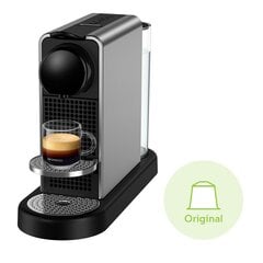 Nespresso Citiz Titan, harmaa hinta ja tiedot | Kahvinkeittimet ja kahvikoneet | hobbyhall.fi