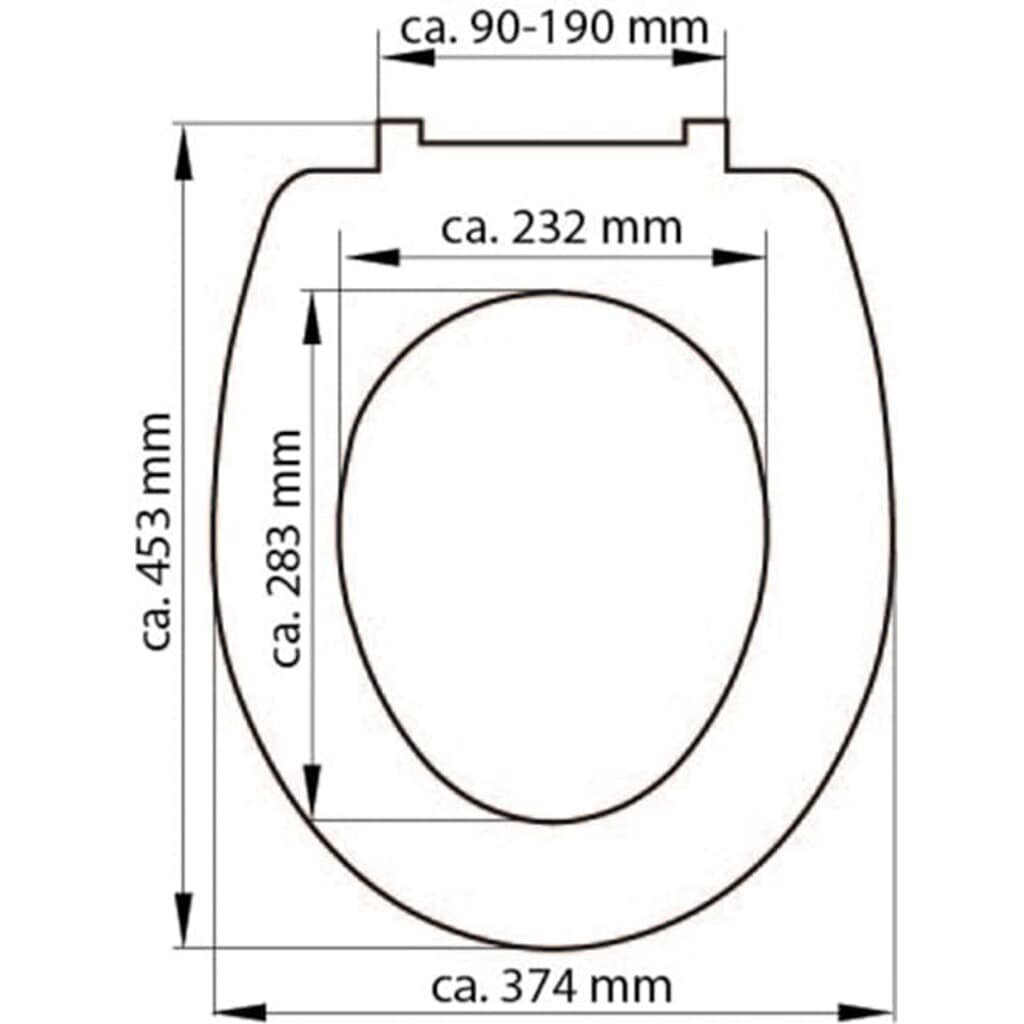 SCHÜTTE WC-istuin WHITE Duroplast hinta ja tiedot | WC-istuimen lisätarvikkeet | hobbyhall.fi