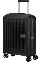 American Tourister iso matkalaukku Aerostep Spinner Black L 77 cm, musta hinta ja tiedot | Matkalaukut ja -kassit | hobbyhall.fi