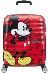 American Tourister lentolaukku Wavebreaker Spinner Disney Mickey Comics Red 55 cm, valkoinen hinta ja tiedot | Matkalaukut ja -kassit | hobbyhall.fi
