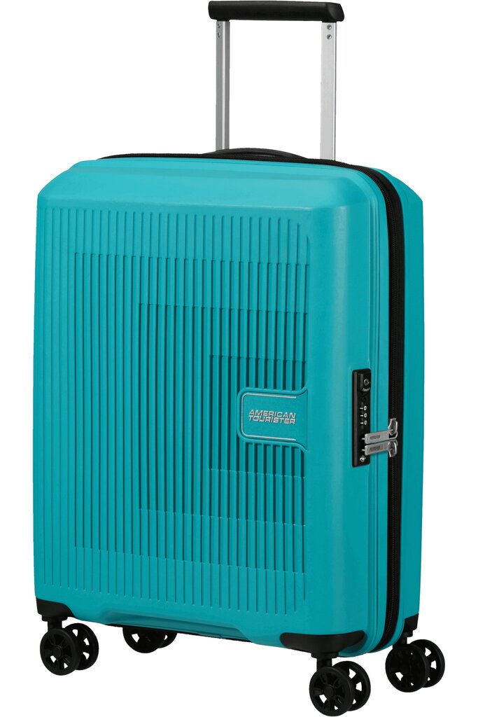 American Tourister iso matkalaukku Aerostep Spinner Turquoise Tonic L 77 cm, sininen hinta ja tiedot | Matkalaukut ja matkakassit | hobbyhall.fi