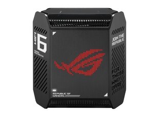 ASUS ROG Rapture GT6 AX10000 1 Pack Tri-Band Gaming Mesh WiFi-järjestelmä hinta ja tiedot | Reitittimet ja modeemit | hobbyhall.fi