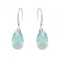 Hopeiset korvakorut "Baroque III (Aquamarine Shimmer)" Swarovski kiteillä hinta ja tiedot | Korvakorut | hobbyhall.fi