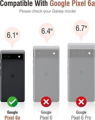 OCASE puhelinkuori Google Pixel 6A:lle, musta hinta ja tiedot | Puhelimen kuoret ja kotelot | hobbyhall.fi
