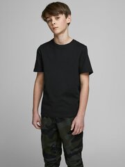 JACK & JONES lasten t-paita 12158433*01, musta hinta ja tiedot | Poikien paidat | hobbyhall.fi