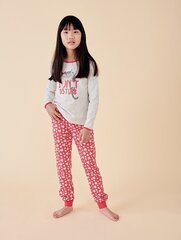 Boboli lasten pyjamat 62B504*8072, vaalea harmaa/punainen hinta ja tiedot | Boboli Lasten vaatteet ja jalkineet | hobbyhall.fi