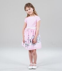 Vauvan mekko 231229 01, vaaleanpunainen/musta hinta ja tiedot | Tyttöjen mekot | hobbyhall.fi