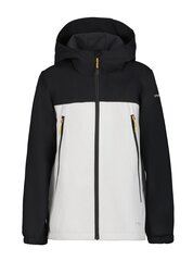 Icepeak lasten softshell takki Konan JR 51897-2*220, vaalea harmaa/musta hinta ja tiedot | Poikien takit | hobbyhall.fi