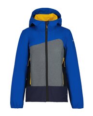 Icepeak lasten softshell-takki Kenmore 51913-2*380, sininen/harmaa hinta ja tiedot | Poikien takit | hobbyhall.fi