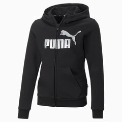 Puma Essentials lasten collegepaita 672113*01, musta hinta ja tiedot | Tyttöjen neuleet, liivit ja jakut | hobbyhall.fi