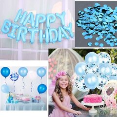 Ilmapallosetti Happy Birthday, sininen hinta ja tiedot | Home&Living Lahjat ja juhlatarvikkeet | hobbyhall.fi