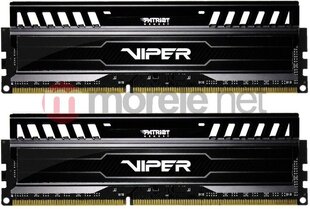 Patriot Viper 3 DDR3 2x8GB 1600MHz CL9 XMP (PV316G160C9K) hinta ja tiedot | Muisti (RAM) | hobbyhall.fi