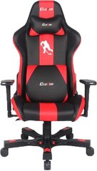 ClutchChairZ Crank Series Charlie Hockey, mustan/ punaisen värinen pelituoli hinta ja tiedot | Toimistotuolit | hobbyhall.fi