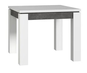 Jatkettava pöytä Brugia EST45, valkoinen/harmaa hinta ja tiedot | Ruokapöydät | hobbyhall.fi