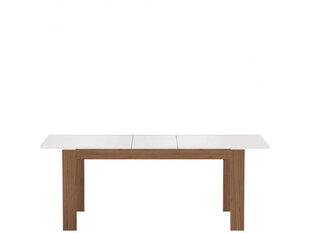 Jatkettava pöytä Saint Tropez XELT16, tammi/valkoinen hinta ja tiedot | Ruokapöydät | hobbyhall.fi
