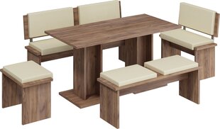 Pöytä Bond 03, ruskea hinta ja tiedot | Ruokapöydät | hobbyhall.fi