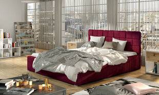 Sänky Grand MD, 200x200 cm, punainen hinta ja tiedot | Sängyt | hobbyhall.fi