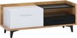 TV-taso Meblocross Box 08 1D1S, vaaleanruskea/valkoinen hinta ja tiedot | TV-tasot | hobbyhall.fi