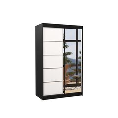 Kaappi ADRK Furniture Nicea, musta/valkoinen hinta ja tiedot | Kaapit | hobbyhall.fi