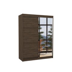 Vaatekaappi ADRK Furniture Jordi, ruskea hinta ja tiedot | Kaapit | hobbyhall.fi