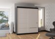 Kaappi ADRK Furniture Spectra, musta/valkoinen hinta ja tiedot | Kaapit | hobbyhall.fi