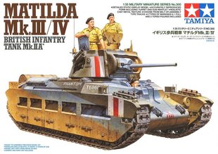Tamiya - Matilda Mk.III/IV, mittakaava: 1/35, 35300 hinta ja tiedot | LEGOT ja rakennuslelut | hobbyhall.fi