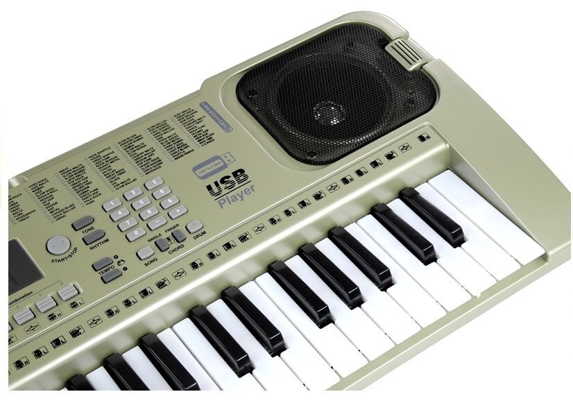 Suuri piano, jossa mikrofoni Keyboard MQ-807 USB hinta ja tiedot | Kehittävät lelut | hobbyhall.fi