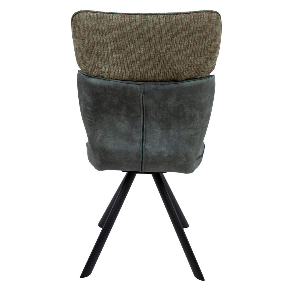 Tuoli EDDY 49 x 55 x H89 cm, vihreä sametti hinta ja tiedot | Ruokapöydän tuolit | hobbyhall.fi