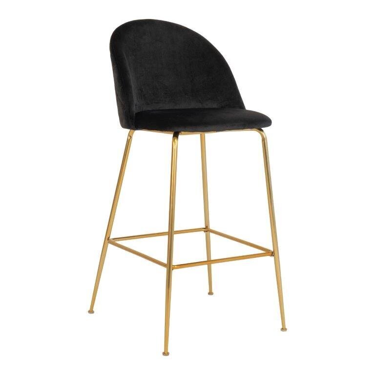 2 tuolin setti House Nordic Lausanne, musta/kulta hinta ja tiedot | Ruokapöydän tuolit | hobbyhall.fi