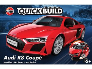 Airfix - QUICK BUILD Audi R8 Coupé, J6049 hinta ja tiedot | LEGOT ja rakennuslelut | hobbyhall.fi