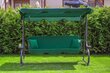 Laajennettava puutarhakeinu Funfit Garden Relax Plus, vihreä hinta ja tiedot | Puutarhakeinut | hobbyhall.fi