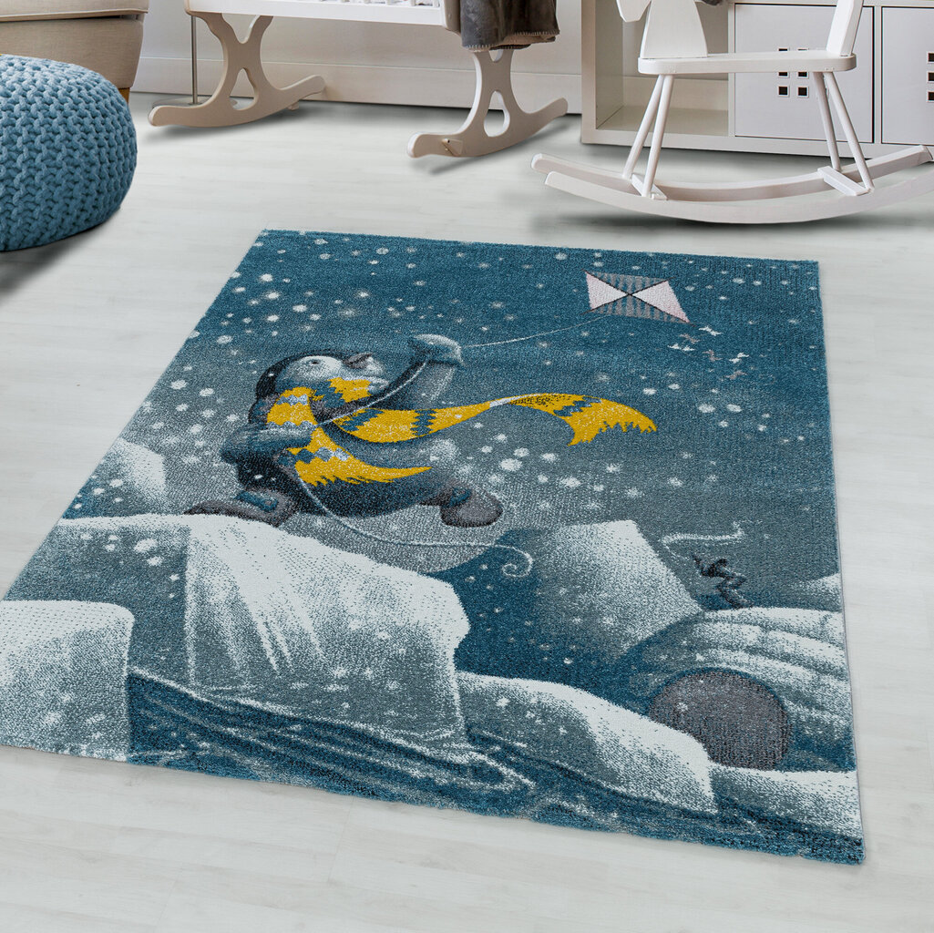 Lastenhuoneen matto Ayyildiz Funny 80x150 cm, sininen hinta ja tiedot | Isot matot | hobbyhall.fi