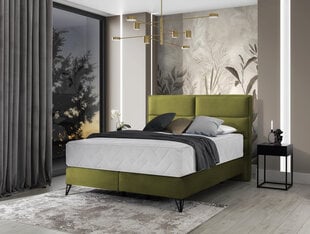 Sänky NORE Safiro, 140x200 cm, vihreä hinta ja tiedot | Sängyt | hobbyhall.fi