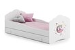 Lasten sänky Casimo Sleeping Princess 160x80cm + patja + säilytyslaatikko hinta ja tiedot | Lastensängyt | hobbyhall.fi