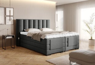 Sänky NORE Veros, 140x200 cm, harmaa hinta ja tiedot | Sängyt | hobbyhall.fi