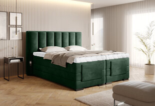 Sänky NORE Veros, 160x200 cm, vihreä hinta ja tiedot | Sängyt | hobbyhall.fi