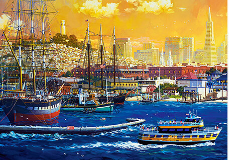 Palapeli Castorland San Franciscon satama, 500 osaa hinta ja tiedot | Palapelit | hobbyhall.fi